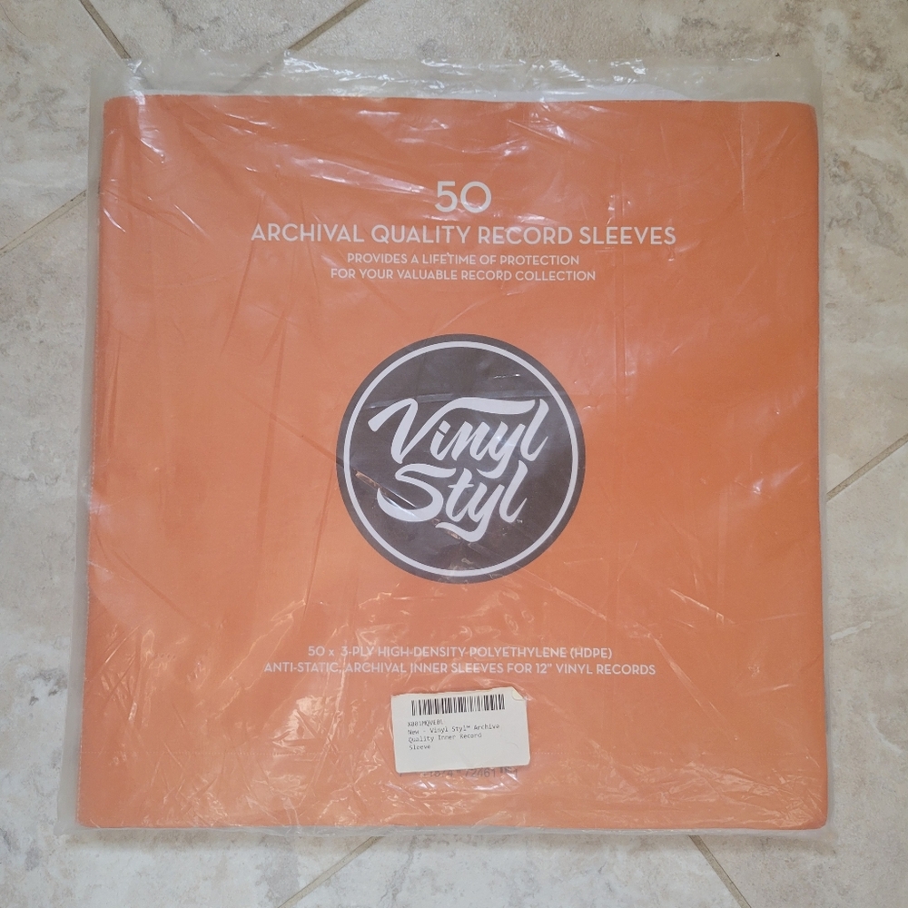 35 pcs vinyl record clear plastic sleeves by vinyl style vinylstyle.com
